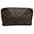 Pochete de Maquiagem Monogram Louis Vuitton Marrom Lona  ref.1920310