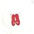 Sneakers Gucci MAC80 in pelle rossa Rosso - vista 14