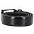 Cinturón de cuero negro con hebilla logo Prada - vista 3