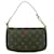 Pochette Acessório Monograma Louis Vuitton Marrom Lona  ref.1920666