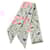 Hermès Hermes Silk Twilly Scarf Pink Multicolor  ref.1920861