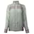 Camisa estampada Sandro en seda verde