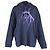 Givenchy Lightning bedruckter Kapuzenpullover aus tiefblauem Baumwollstoff