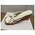 Jimmy Choo Mule espadrillas con zeppa Avenue Wedges 110 Bianco sporco - vista 3