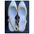 Chanel tacco slingback bicolore in tweed giallo 38.5 - vista 2
