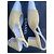 Chanel tacco slingback bicolore in tweed giallo 38.5 - vista 4