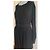 Schwarzes Kleid aus Polyester von See by Chloé - Ansicht 3