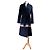 Abrigo de lana Paul Smith azul marino a rayas Multicolor