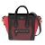 Céline Borsa a mano Celine Luggage Nano Shopper Nero Rosa Bordò