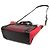 Céline Borsa a mano Celine Luggage Nano Shopper Nero Rosa Bordò - vista 2
