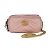 Borsa a spalla in pelle rosa chiaro Gucci GG Marmont