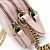 Borsa a spalla in pelle rosa chiaro Gucci GG Marmont - vista 6