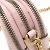 Borsa a spalla in pelle rosa chiaro Gucci GG Marmont - vista 7