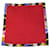 Hermès NEUF CHALE HERMES FESTIVAL DES AMAZONES ENCADRE EN CACHEMIRE ET SOIE SHAWL Rouge  ref.1922861