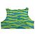 Abito mini Versus stampa zebra blu e verde con paillettes Multicolore - vista 7