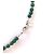 Autre Marque Collana Heirloom&Amber Perle Turchesi e Verdi in Argento Sterling Verde - vista 5