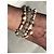 Autre Marque Bracciale Heirloom&Amber Oia in Pietra di Luna e Perle Bianche Argento 925 Bianco - vista 3