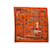 Constance Foulard Hermès Soie Orange  ref.1922912