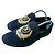 LOUIS VUITTON Pantofole in camoscio blu marino taglia 38 IT Blu scuro