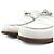 Hermès Mocassins en cuir à boucle Hermes Kelly blancs - vue 5