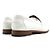Hermès Mocassins en cuir à boucle Hermes Kelly blancs - vue 7