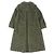 Abrigo de lana de llama GG Stripe Gucci verde 44 - vista 3