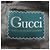 Abrigo de lana de llama GG Stripe Gucci verde 44 - vista 7