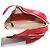 Gucci Interlocking G Heart Leather Shoulder Bag Red - view 3