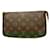 Pochette Accessoire Louis Vuitton Marrom Lona  ref.1923558