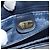 Gucci Borsa a spalla Micro GG Supreme in PVC Navy Gold Auth 106029 D'oro Blu navy - vista 7