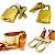 Borsa Louis Vuitton Keepall Bandouliere MB0065 45 Marrone - vista 10