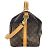 Borsa Louis Vuitton Keepall Bandouliere MB0065 45 Marrone - vista 4