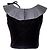 Autre Marque Collection Privée Samt-Top Schwarz - Ansicht 2