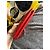 Wallet On Chain Clutch Chanel in pelle rossa Rosso - vista 5
