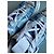 Sneakers Valentino Garavani in cotone blu navy e azzurro Blu chiaro - vista 4