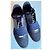 Sneakers Balenciaga Blu Navy in Cotone e Pelliccia - vista 2