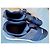 Sneakers Balenciaga Blu Navy in Cotone e Pelliccia - vista 3