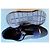Sneakers Balenciaga Blu Navy in Cotone e Pelliccia - vista 5