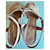 Escarpins Yves Saint Laurent en cuir et fourrure beige  - vue 12