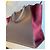 3 Jours Fendi Handtasche Grau Dunkelrot Leder Samt Metall Bordeaux - Ansicht 12