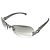 Chanel CC Logo silberne graue randlose Sonnenbrille 4037