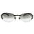 Chanel CC Logo silberne graue randlose Sonnenbrille 4037 - Ansicht 4