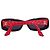 Chanel Gold CC Logo gesteppte schwarze Kirschrote Sonnenbrille 5006 Golden - Ansicht 3