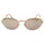 Fendi Vintage Gold Logo Schildkröte 90er Sonnenbrille SL7030 Golden  - Ansicht 5