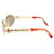 Fendi Vintage Gold Logo Schildkröte 90er Sonnenbrille SL7030 Golden  - Ansicht 9