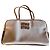 Borsa a mano Miu Miu Brandy Beige e Marrone Scuro Pelle