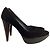 Escarpins à plateforme Stuart Weitzman en daim noir