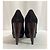 Escarpins à plateforme Stuart Weitzman en daim noir - vue 12