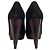 Escarpins à plateforme Stuart Weitzman en daim noir - vue 4