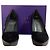 Escarpins à plateforme Stuart Weitzman en daim noir - vue 8